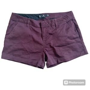 Burgundy Size 29 Volcom True to This Shorts Cotton Blend No Stretch